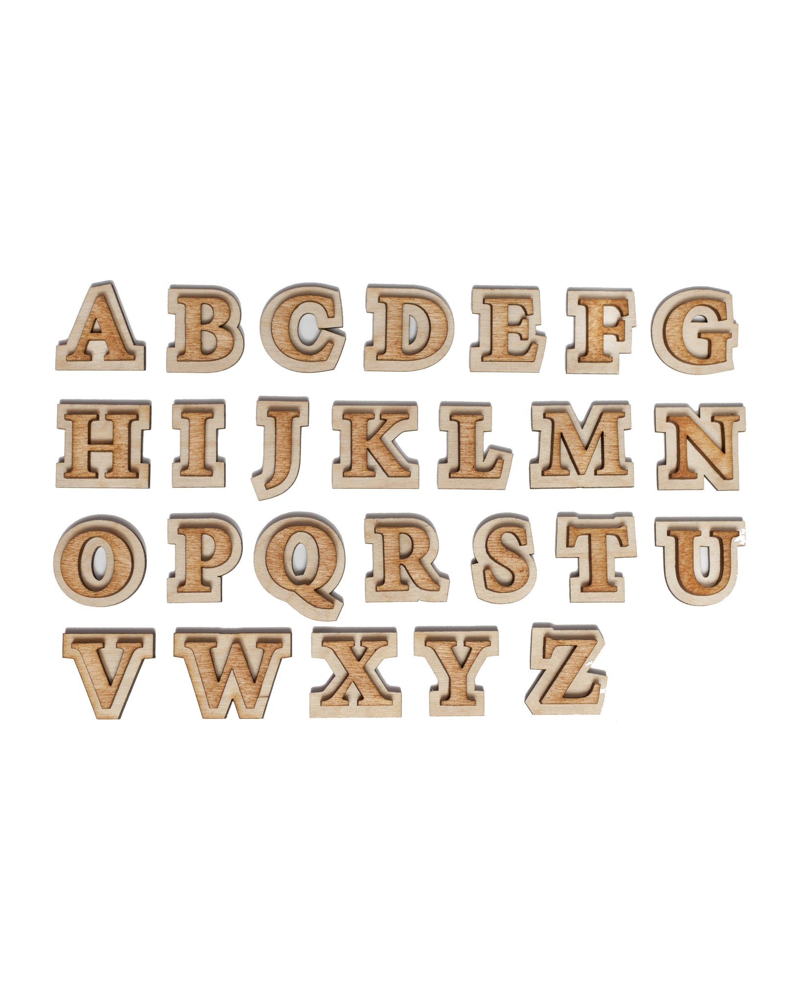 Double Layer Alphabet - Letters Yard