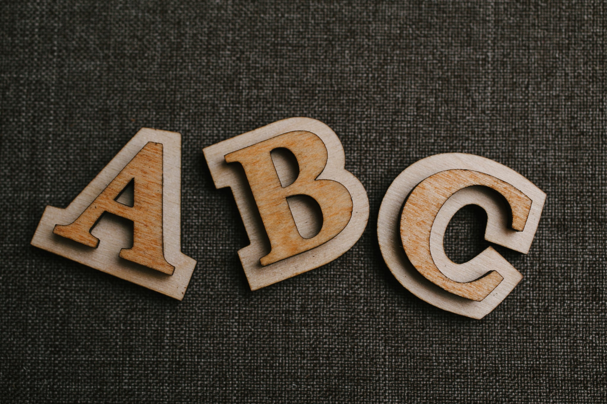 Wood Letters - 3 1/2 Inch Double Layer Letters or Numbers