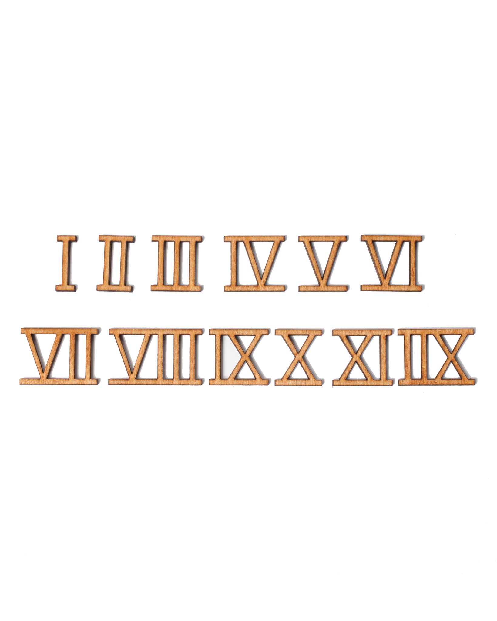 Catalog - accessories: broad Latin numerals